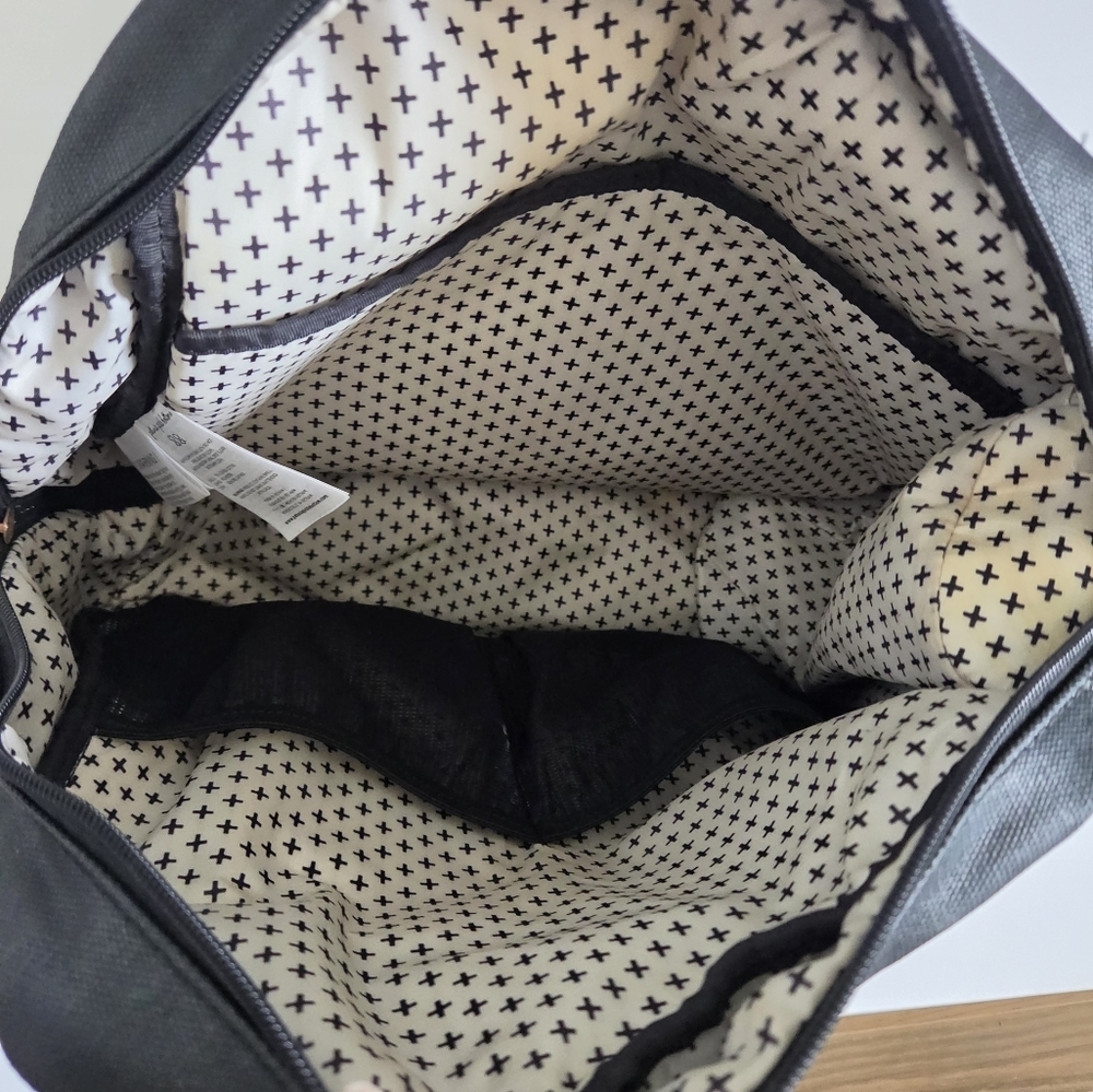 Petunia Pickle Bottom Meta Diaper Backpack in Black Matte Canvas - Picture 10 of 12